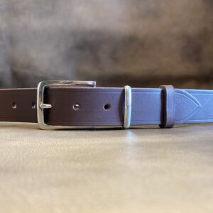 Ceinture “1936“ sur mesure en cuir (35mm large) - En Stock