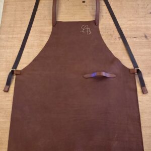 Tablier en cuir sur mesure - haut de gamme